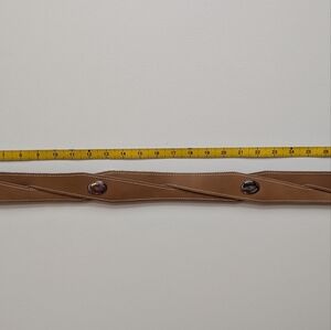 Tan Leather Women's Belt